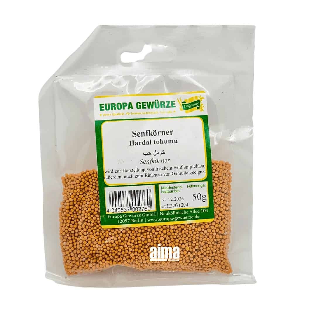 Europa Spices Hardal Tohumu - Hardal Tohumu 50gr