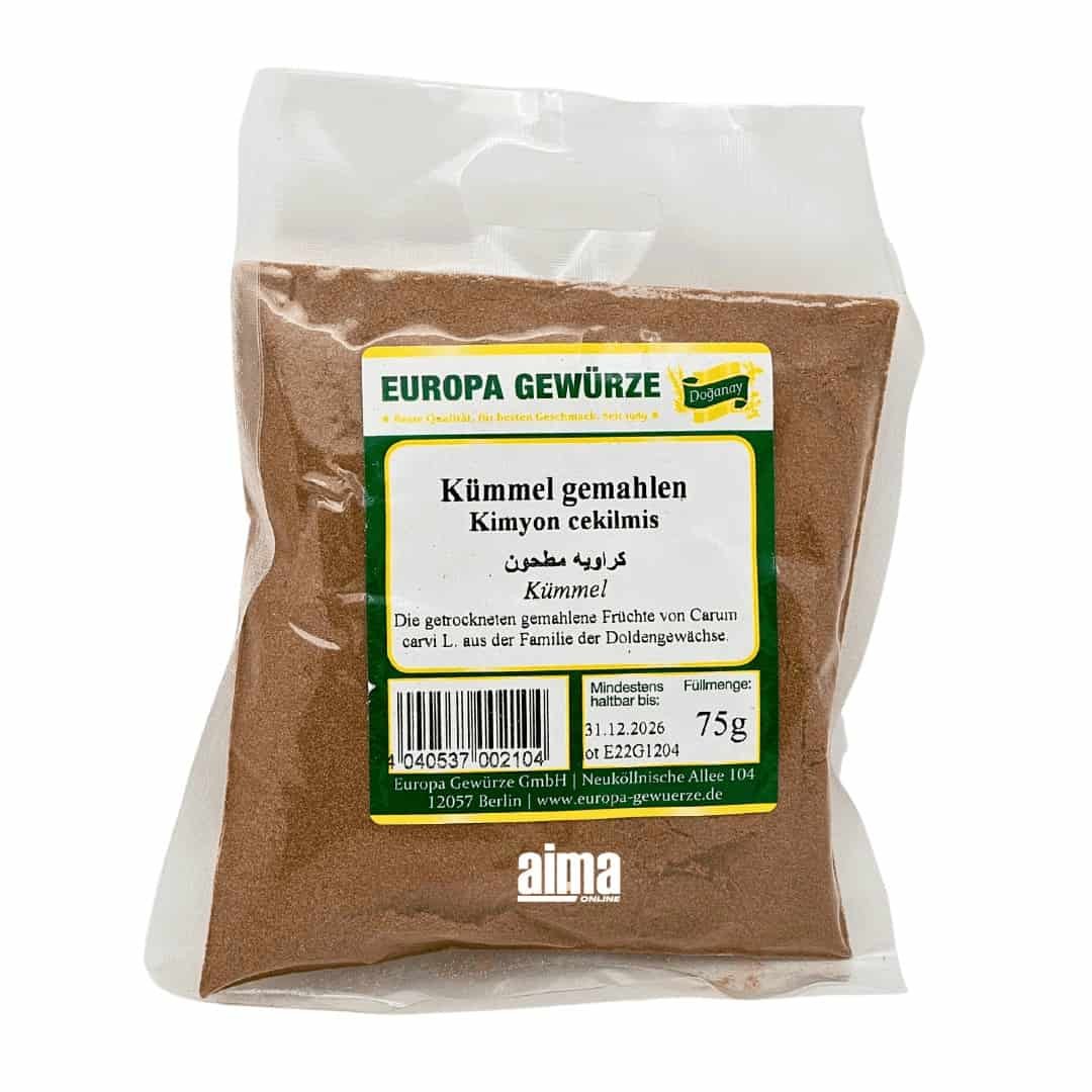 Europe Spices Kimyon Çekilmiş - Öğütülmüş Kimyon 75gr