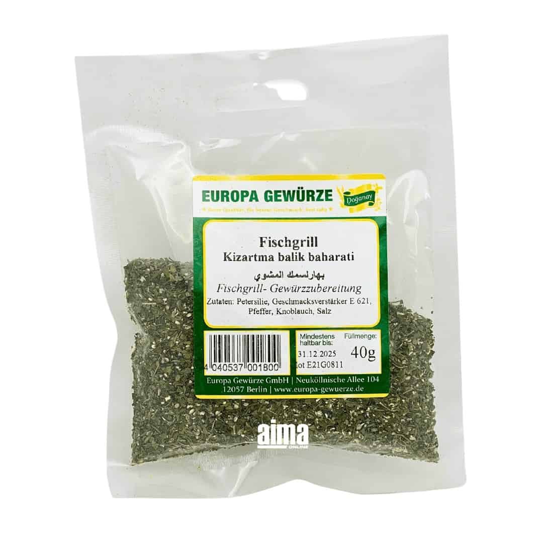 Europe Spices Kızartma Balık Baharatı - Balık Izgara 40gr