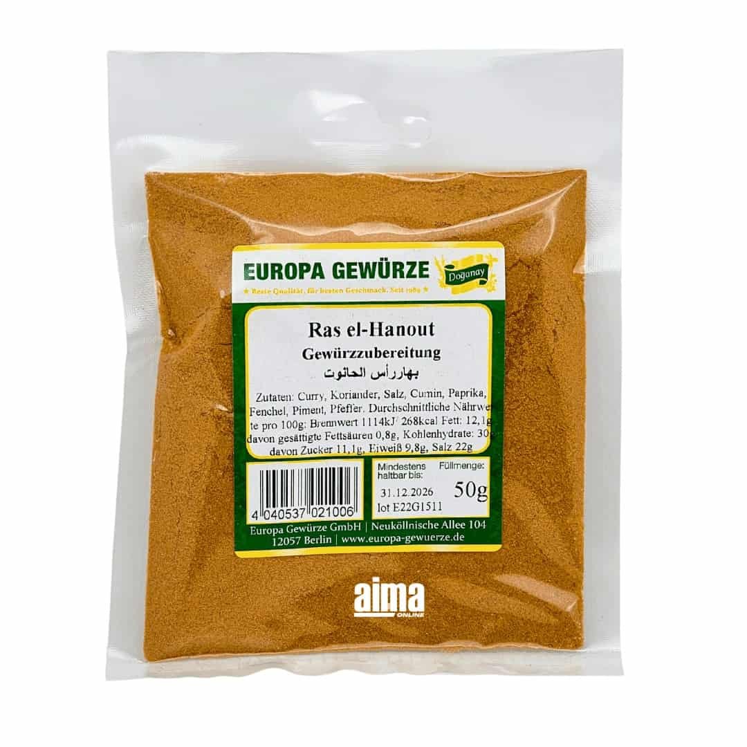 Europa Spices - Ras el-Hanout baharat hazırlığı 50g