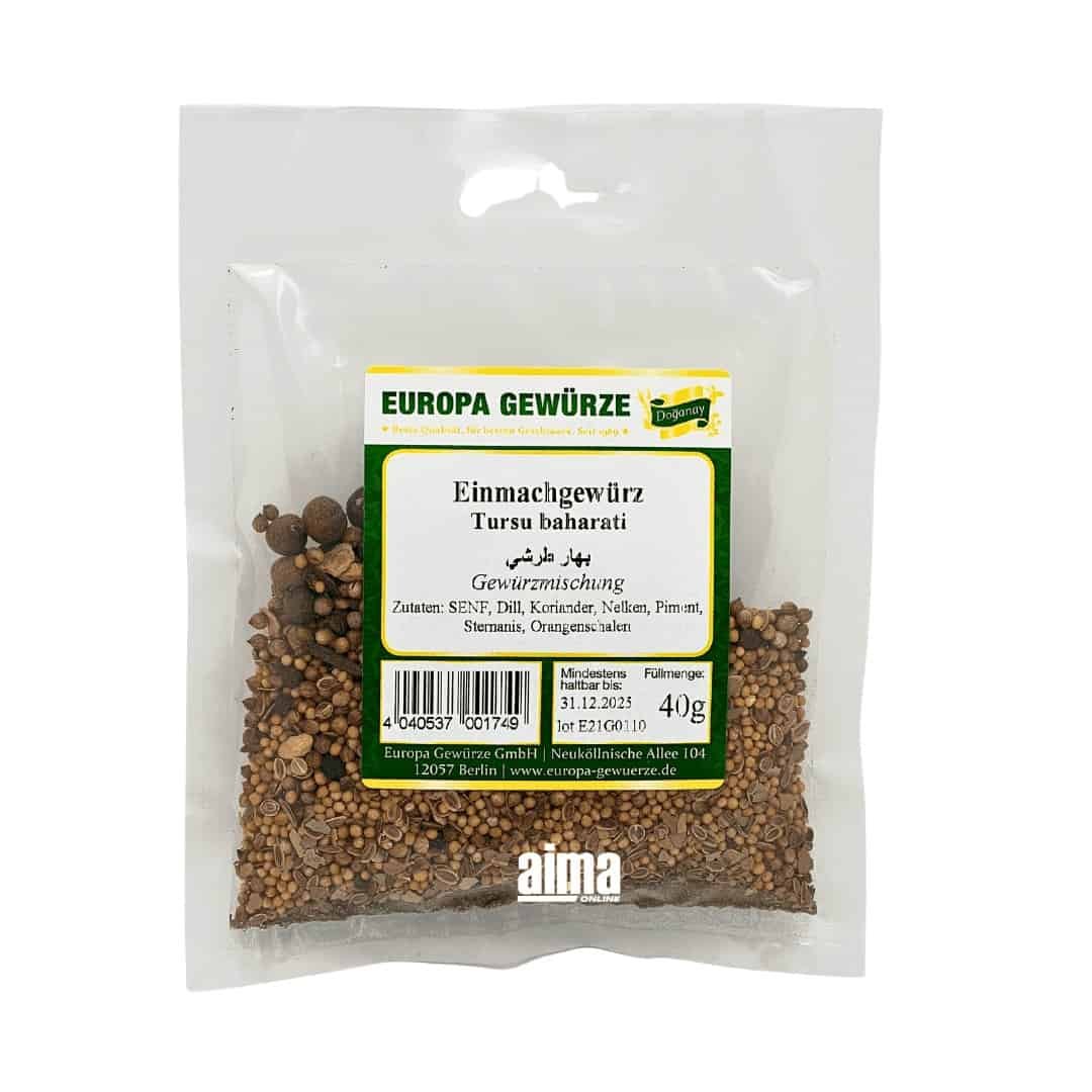 Europa Spices Tursu Baharati - konserve baharatı 40gr