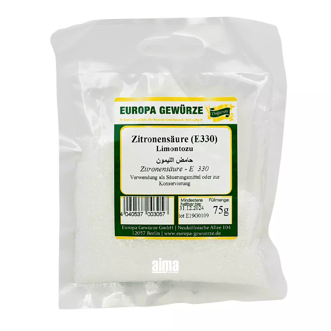 Europa Spices Sitrik Asit (E330) - Limontozu 75g