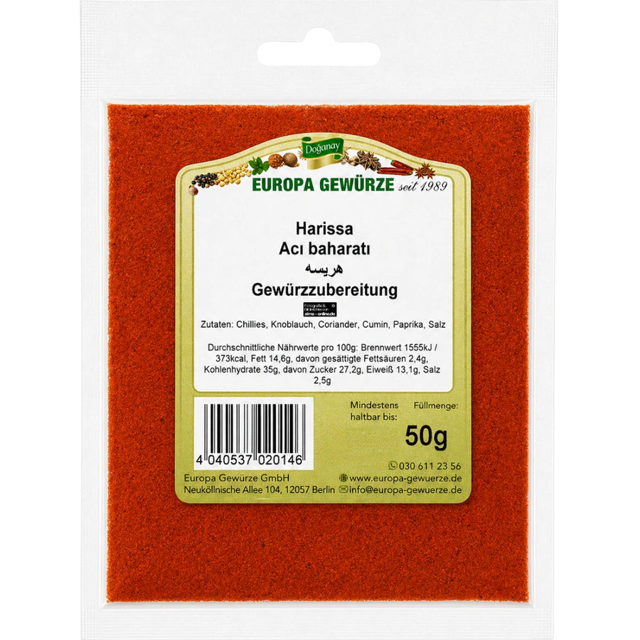 Europa Gewürze Harissa - Acı baharatı 50g
