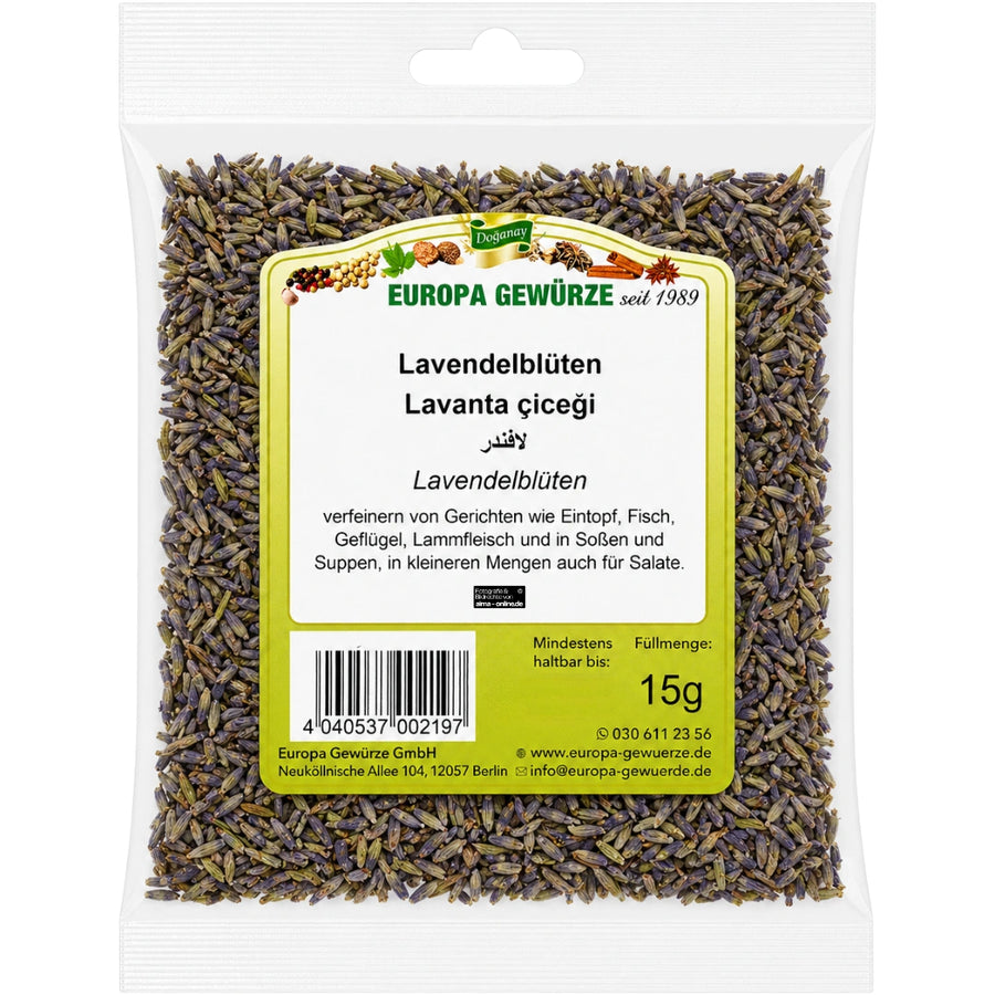 Europa Gewürze Lavendelblüten - Lavanta çiçeği 15g