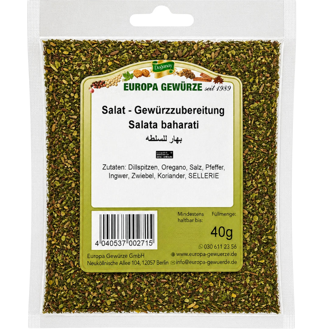 Europa Gewürze Salata Baharati - Salat Gewürzzubereitung 40g