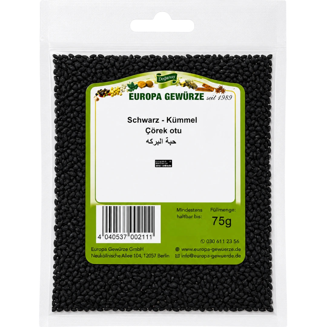 Europa Gewürze Schwarz-Kümmel - Çörek otu 75g
