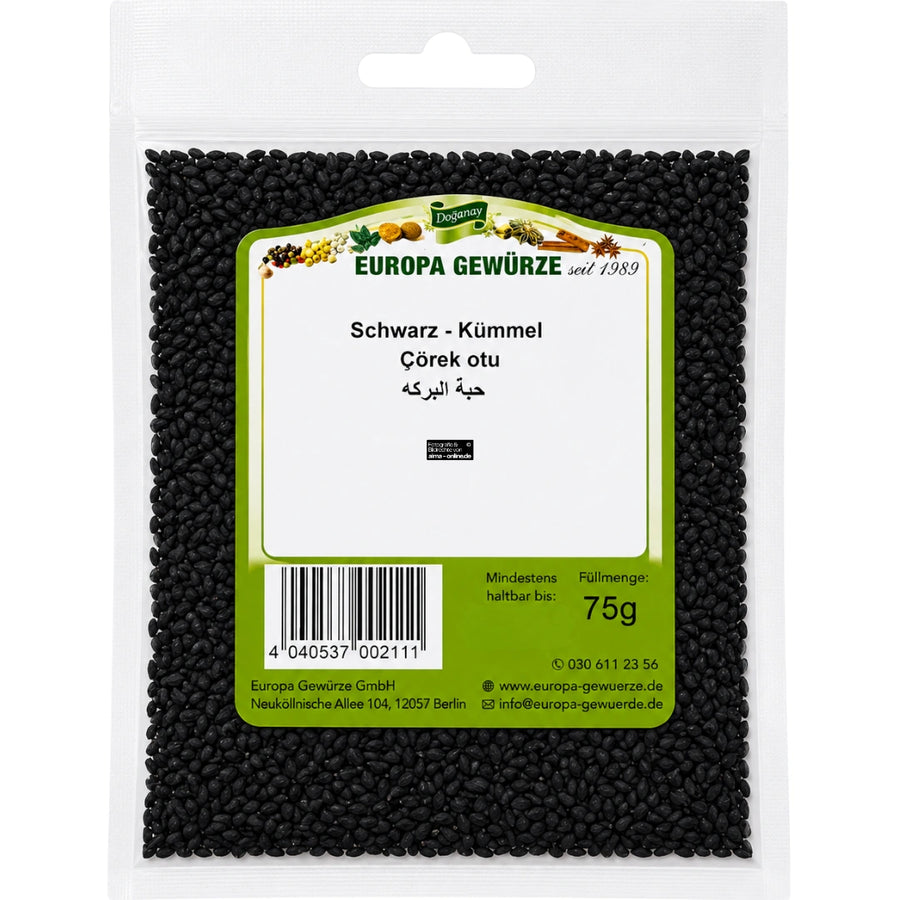Europa Gewürze Schwarz-Kümmel - Çörek otu 75g