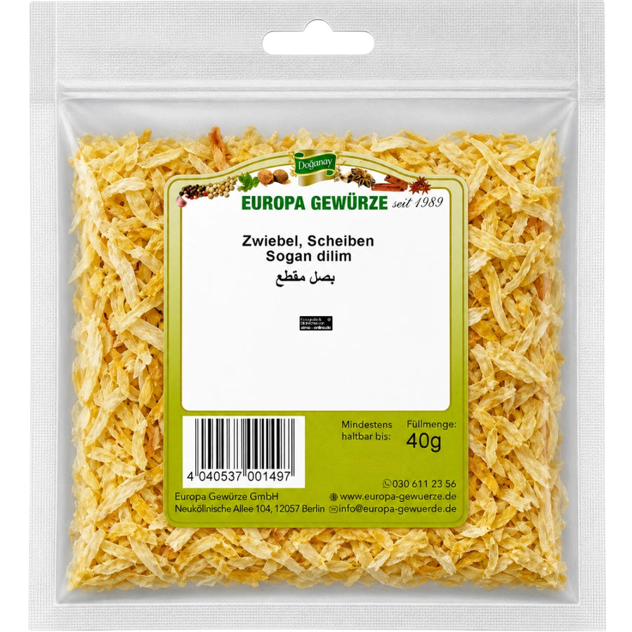 Europa Gewürze Zwiebel, Scheiben - Soğan dilim 40g