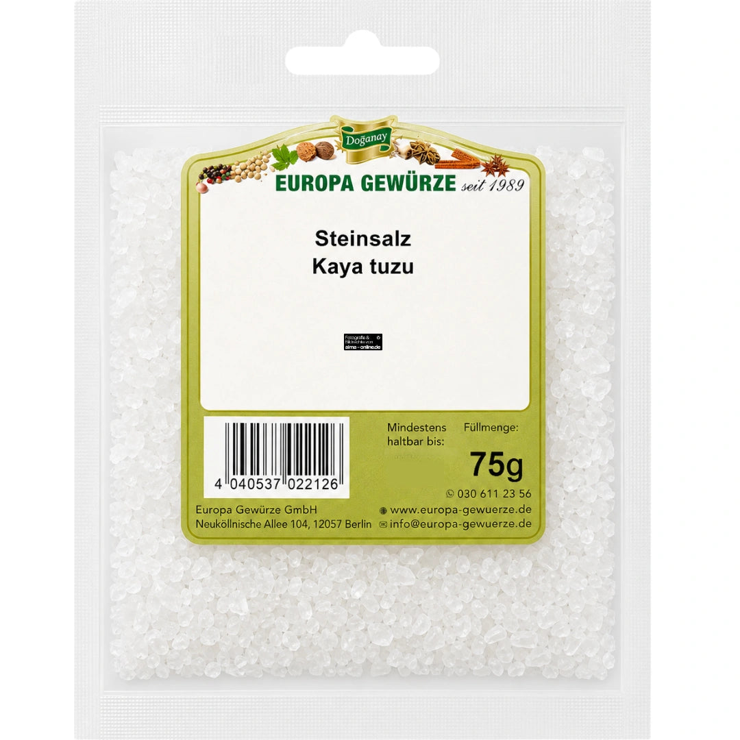 Europa Gewürze Steinsalz - Kaya tuzu 75g