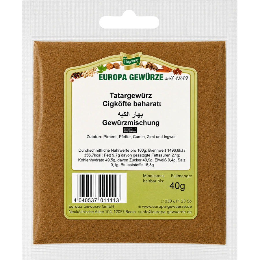 Europa Gewürze Tatargewürz - Çiğköfte baharatı 40g