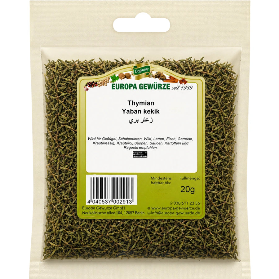 Europa Gewürze Thymian - Yaban Kekik 20g