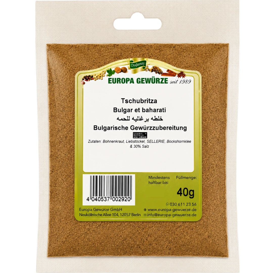 Europa Gewürze Tschubritza - Bulgar et baharatı 40g