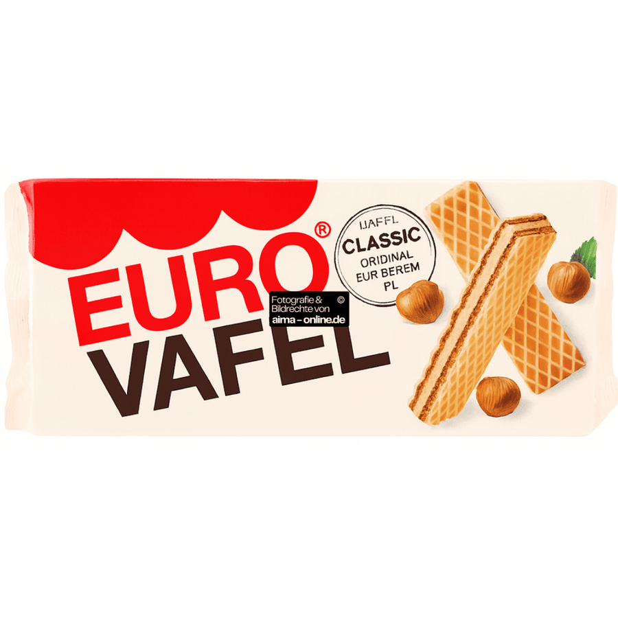 Eurovafel - Classic mit Haselnussfüllung 150g