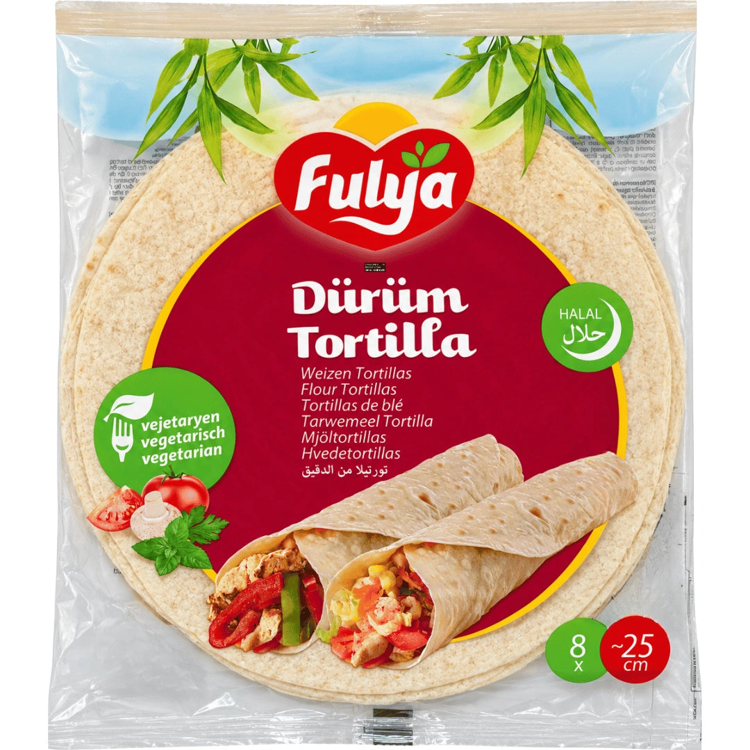 Fulya - Dürüm Tortillas, 8 Stück ca. 25cm 560g