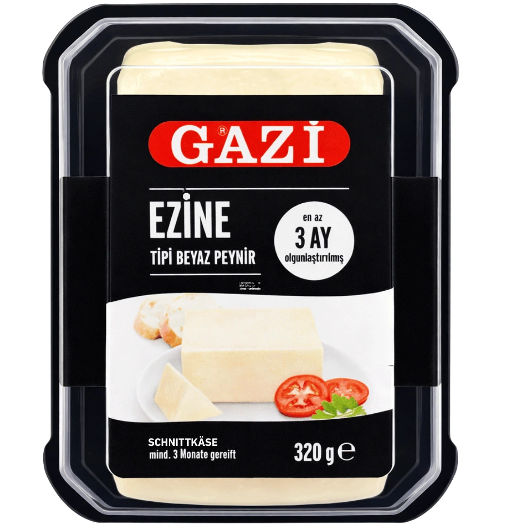 Gazi - Ezine Tipi Beyaz Peynir, Schnittkäse 45 % Fett i. Tr. 320g