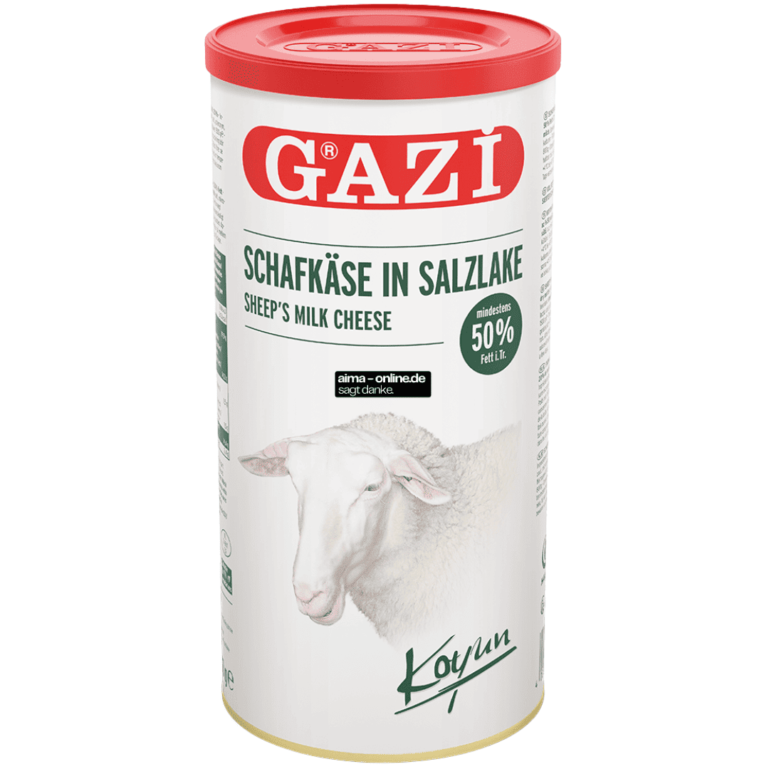 GaziSchafkaeseinSalzlake50800g