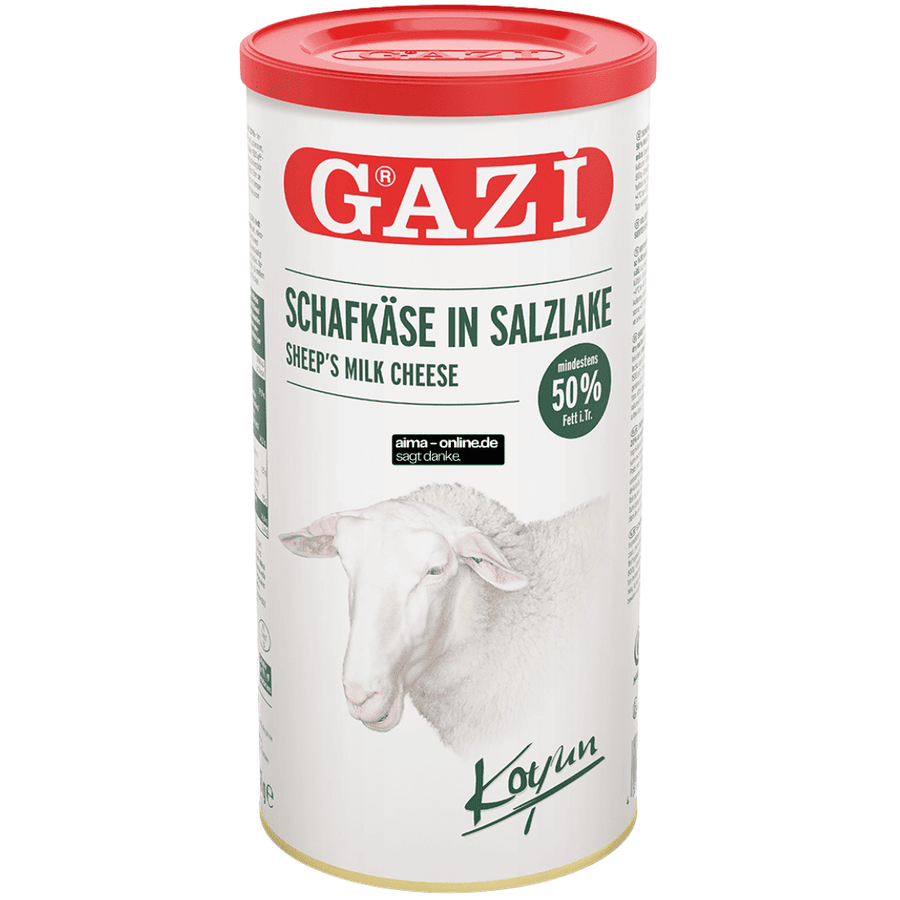 GaziSchafkaeseinSalzlake50800g