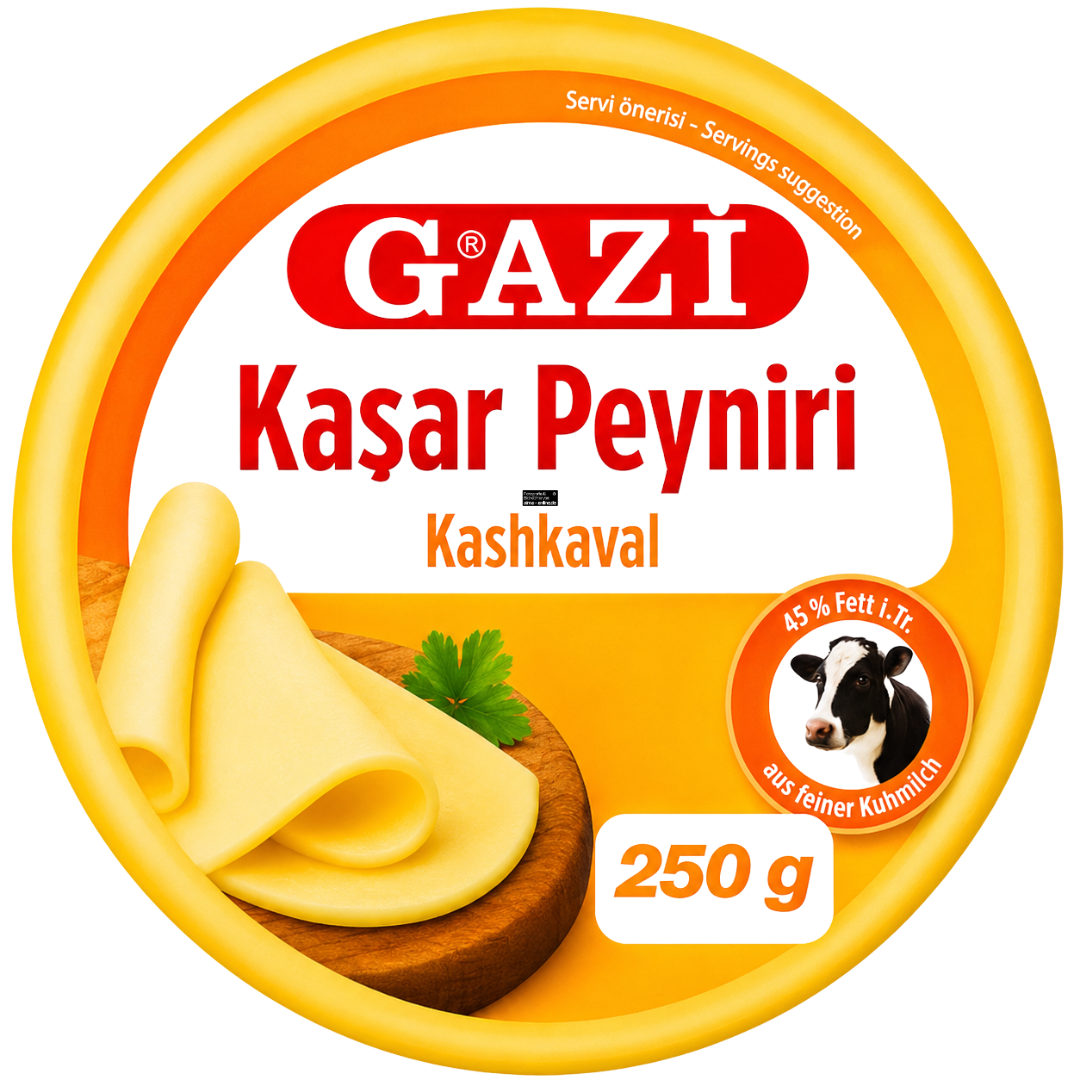 Gazi - Kashkaval, Kasar Peyniri 250g