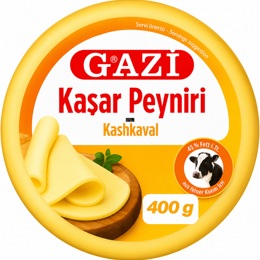 Gazi - Kashkaval, Kasar Peyniri 400g