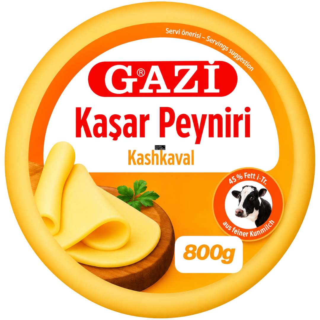 Gazi - Kashkaval, Kasar Peyniri 800g