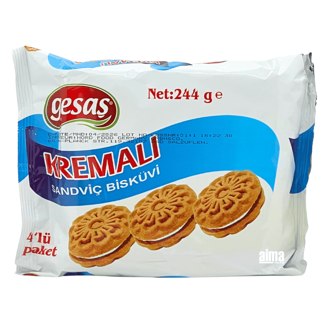 Gesas Kremali Sandvic Biscuit 244g