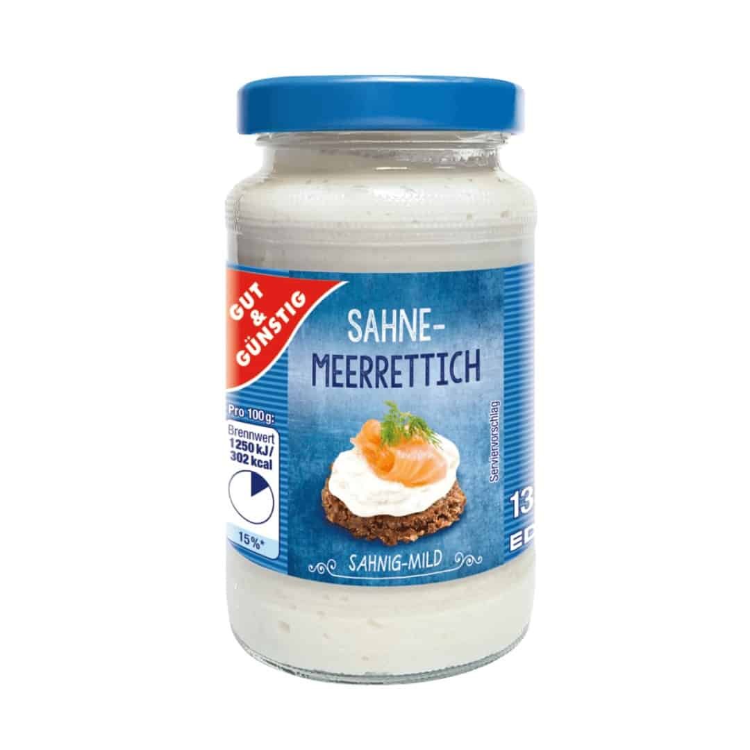 Gut & Günstig Sahne- Meerrettich 135g