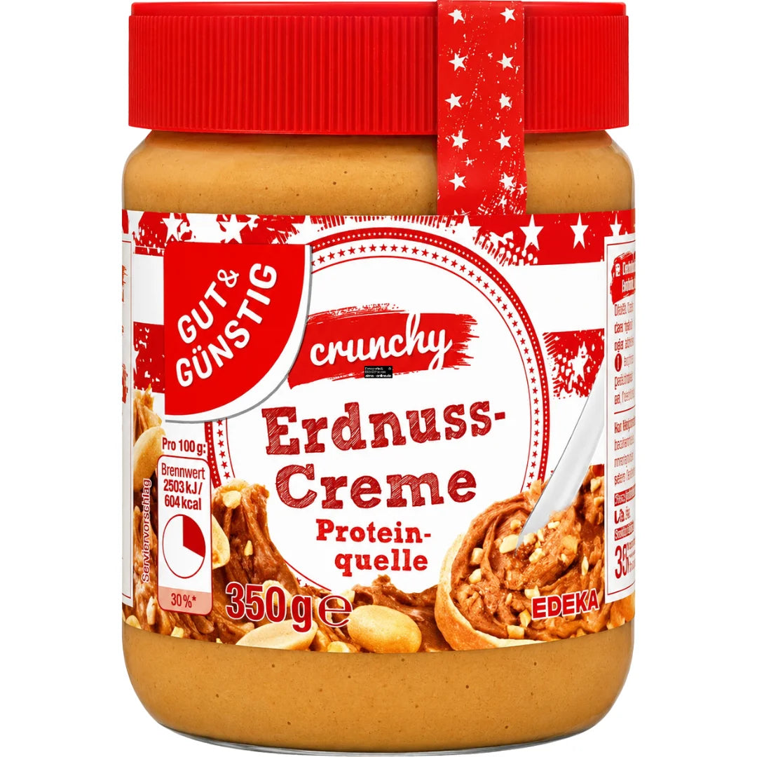 Gut & Günstig - Crunchy Erdnuss Creme 350g