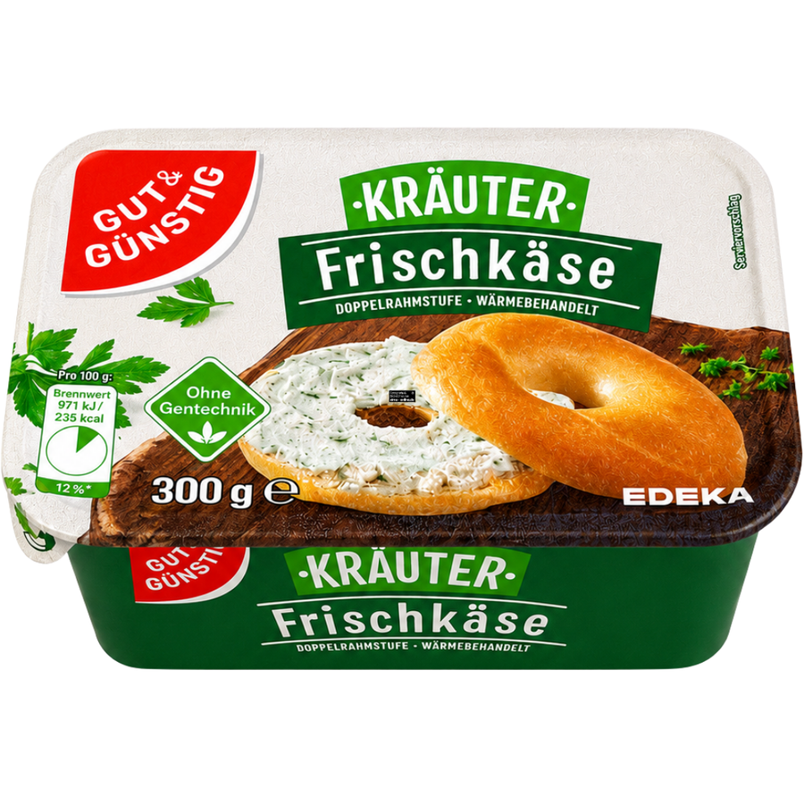 Gut & Günstig Frischkäse mit Kräutern 300g