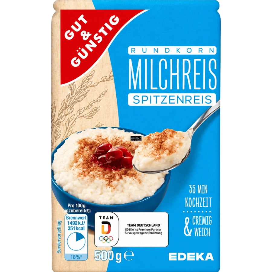 Gut & Günstig Milchreis Rundkorn Spitzenreis 500g