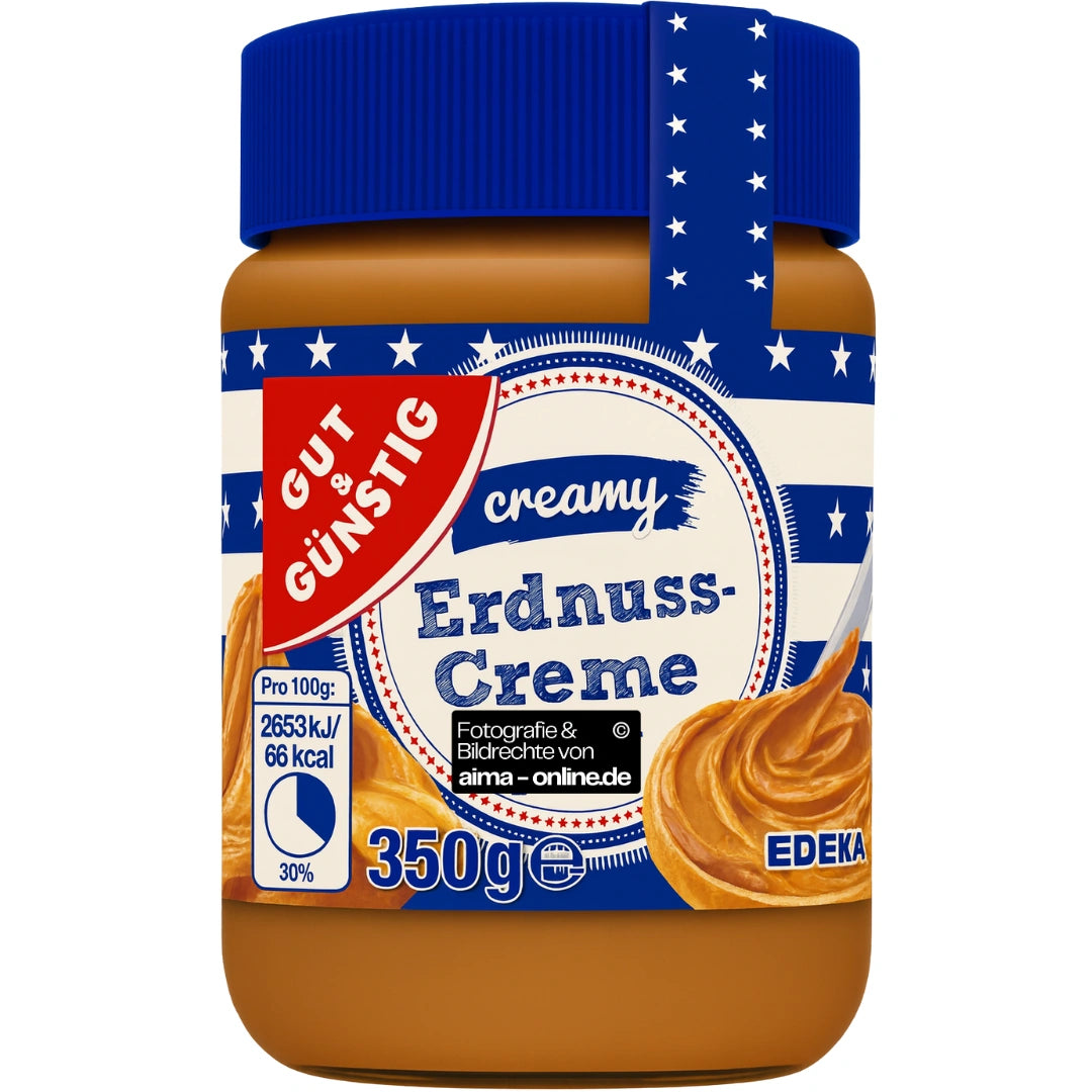 Gut & Günstig Crunchy Erdnusscreme 350g