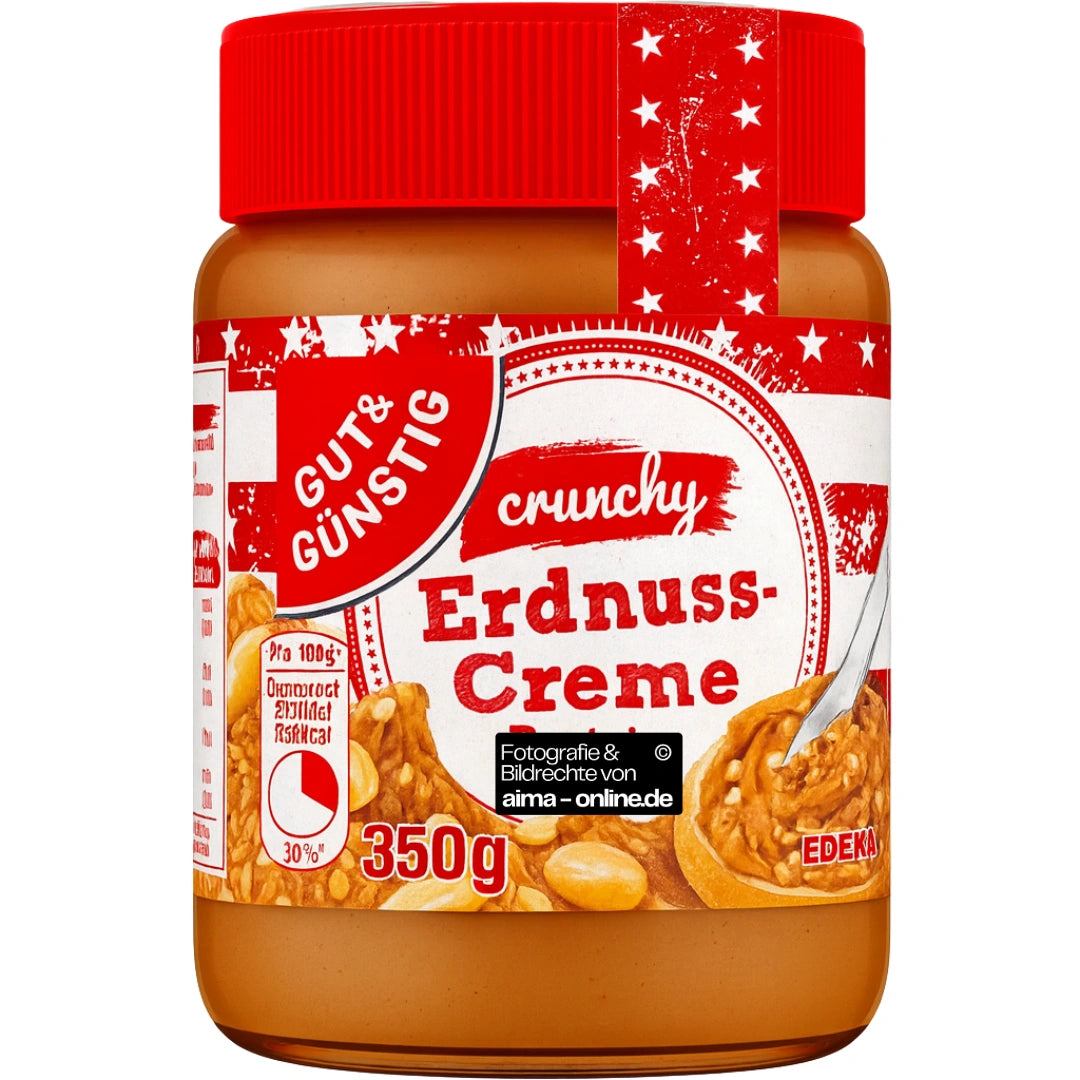 Gut & Günstig Crunchy Erdnusscreme 350g