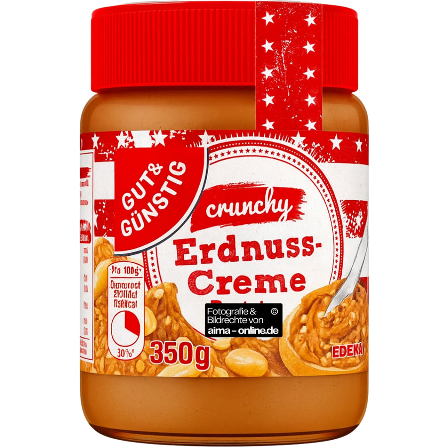 Gut & Günstig Crunchy Erdnusscreme 350g