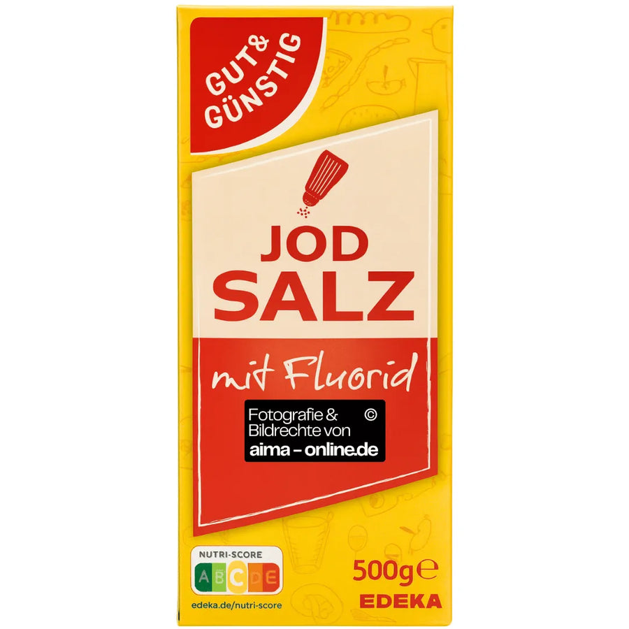 Gut & Günstig - Jod Salz mit Fluorid 500g