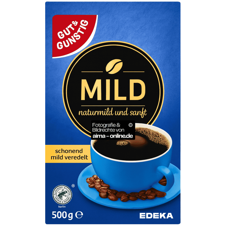 Gut & Günstig - Mild Kaffee Naturmild und Sanft 500g