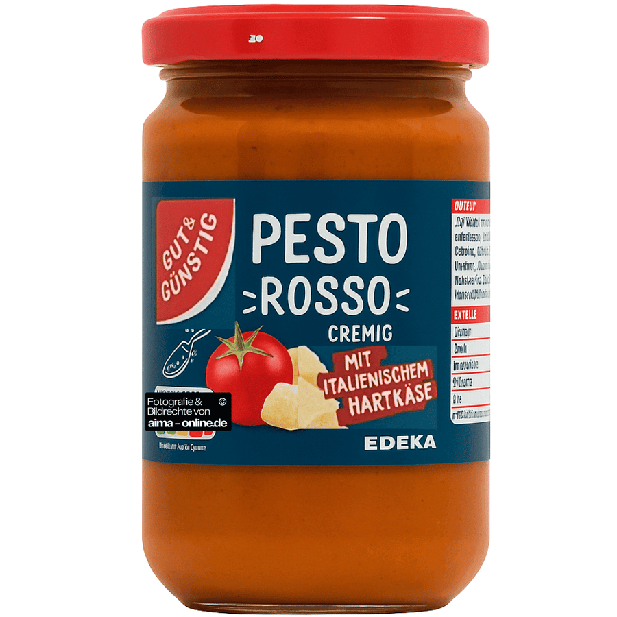 Gut & Günstig - Pesto Rosso Cremig mit Italienischem Hartkäse 190g