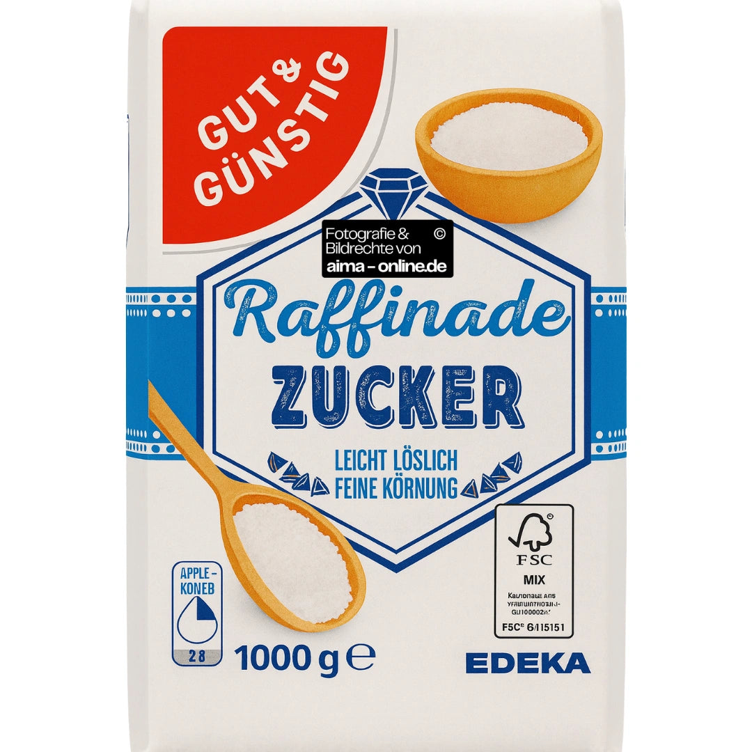 Gut & Günstig- Raffinade Zucker 1000g