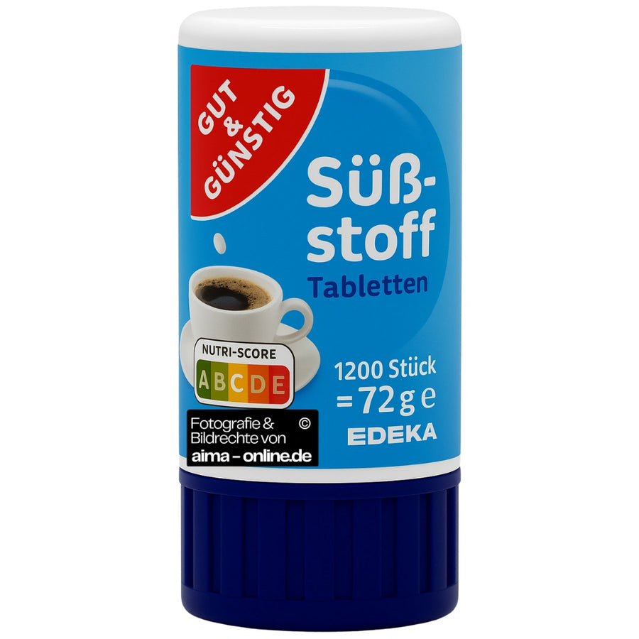 Gut & Günstig- Süßstoff Tabletten im Spender 1200 Stück