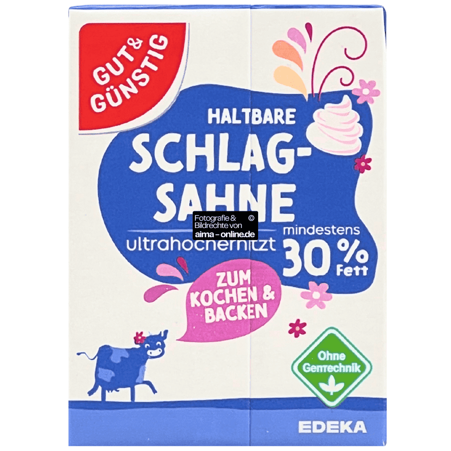 Gut & Günstig Haltbare Schlagsahne 30% Fett 200g
