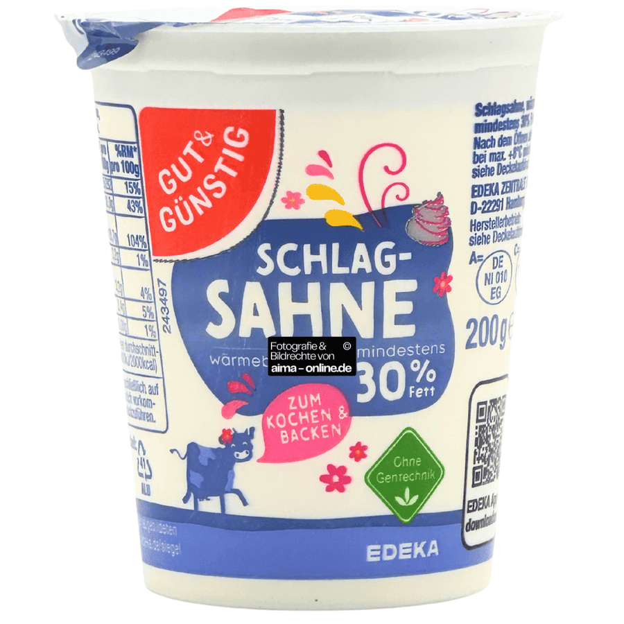 Gut & Günstig Schlagsahne 30% Fett 200g
