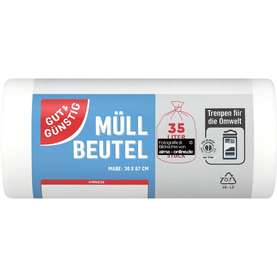 Gut & Günstig - Müll Beutel 35 Stück