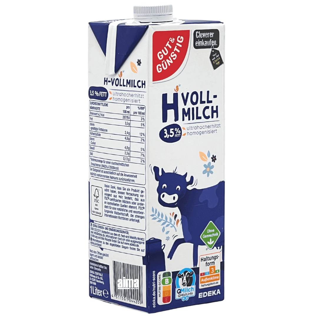 Gut und Günstig H-Milch 3,5%