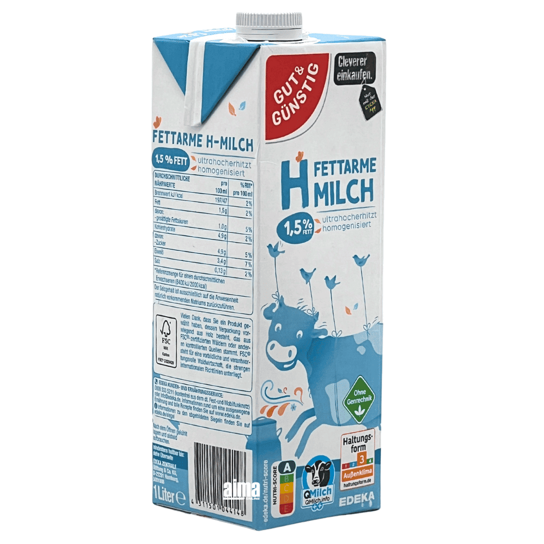 Gut und Günstig H-Milch 1,5% Fettarm