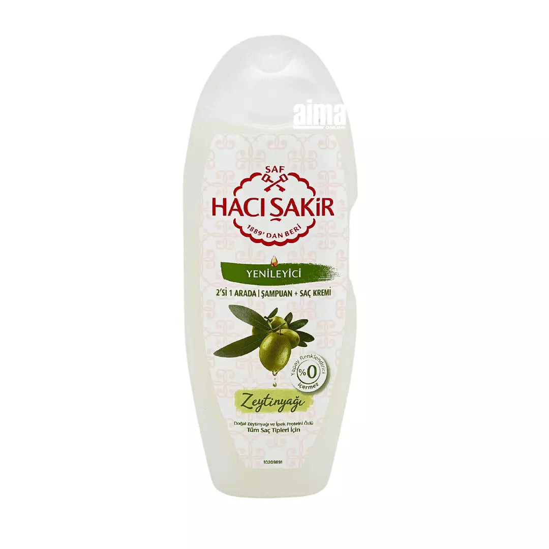 Haci Sakir Sampuan + Sac Kremi Zeytinyağı - Shampoo + Spülung Olivenöl 500ml