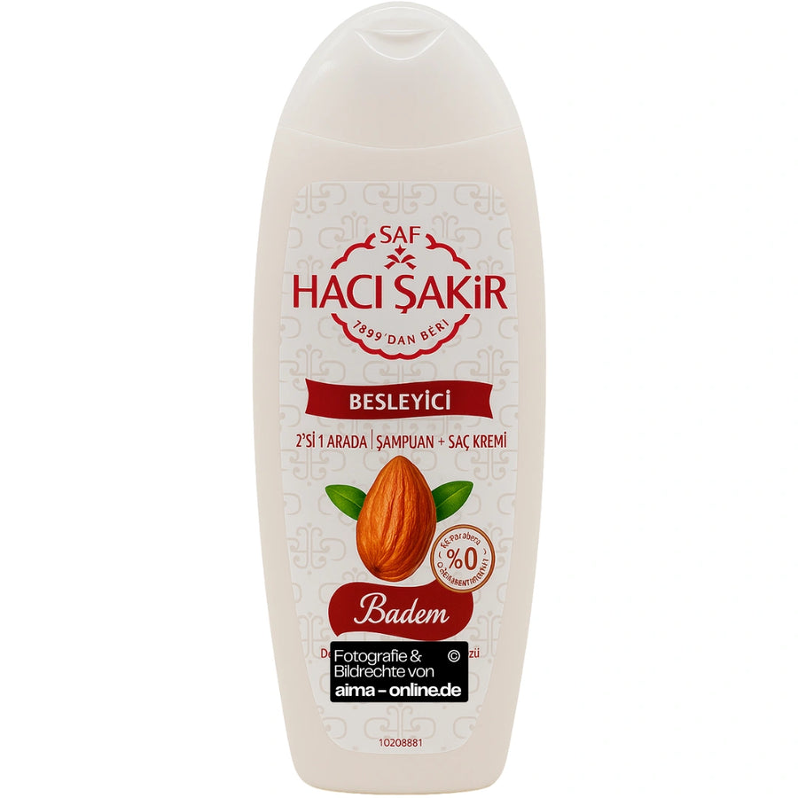 Haci Sakir Sampuan Badem Sütü - Shampoo mit Mandelmilch 500ml