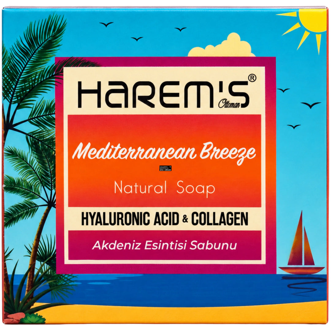 Harem's - Akdeniz Esintisi Seife mit Hyaluronsäure & Kollagen 120g