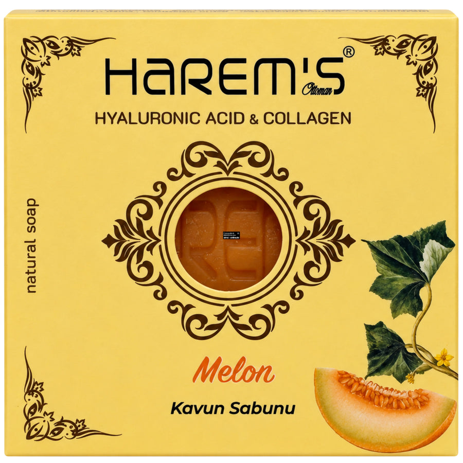 Harem's - Melonen-Seife mit Hyaluronsäure & Kollagen 120g