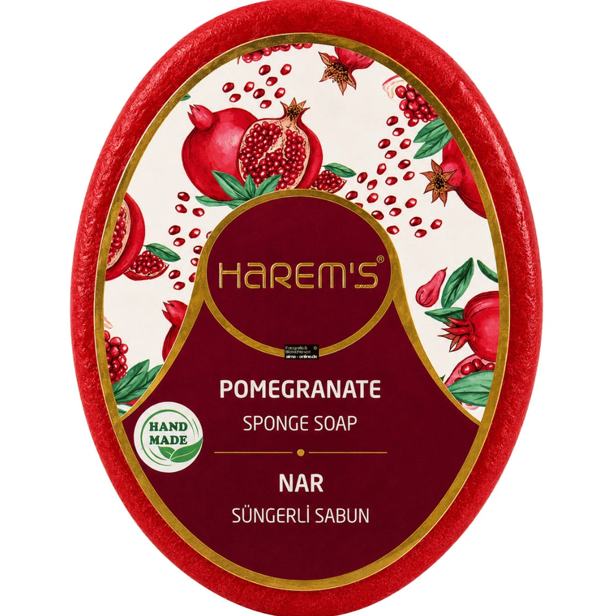 Harem's - Granatapfel Schwammseife, Nar Süngerli Sabun 120g
