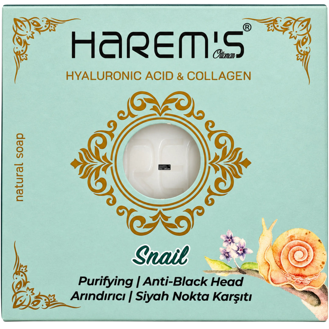 Harem's - Schneckenseife mit Hyaluronsäure & Kollagen 120g