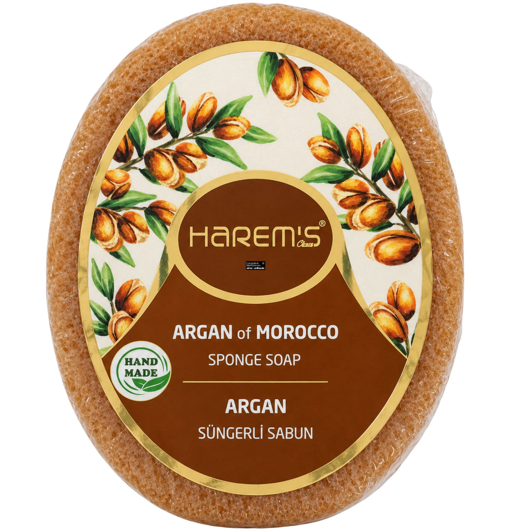Harem's - Argan Schwammseife, Argan Süngerli Sabun 120g