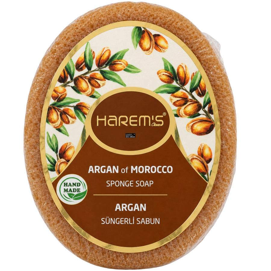 Harem's - Argan Schwammseife, Argan Süngerli Sabun 120g